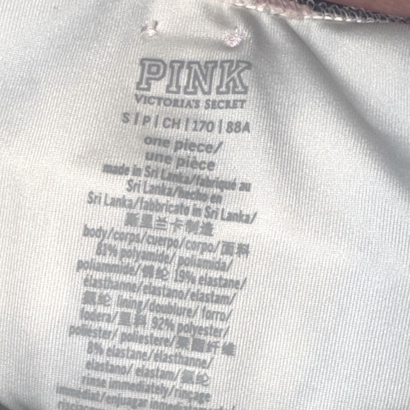 NWT VICTORIA'S SECRET PINK SMALL TROPICAL FLORAL PALM KEYHOLE ONE PIECE SWIMSUIT - Picture 2 of 11